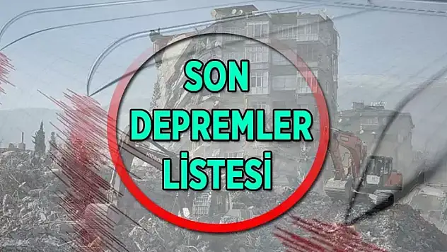 Kandilli Rasathanesi/AFAD son depremler listesi: SON DEPREMLER LİSTESİ 30 HAZİRAN! Bugün en son nerede, kaç şiddetinde deprem oldu?