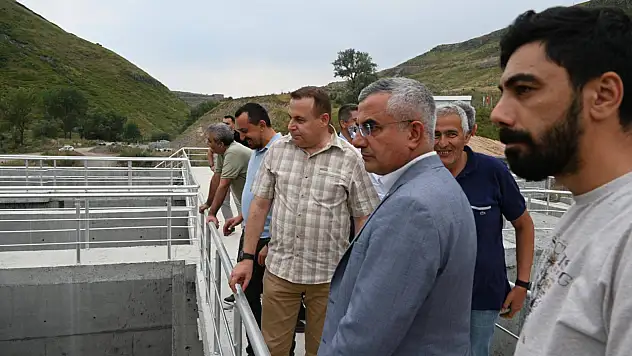 Kars Atıksu Arıtma Tesisi İnşaatında İnceleme