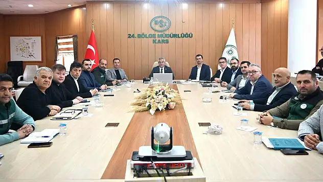 Kars DSİ 24. Bölge Müdürlüğü'nde 2025 Değerlendirmesi, 2026 Hedefleri Masaya Yatırıldı