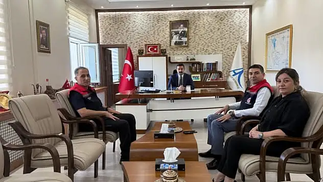 Kars İl Tarım Müdürü Enver Aydın'dan Arpaçay Kaymakamı Muhammed Burak Akköz'e Ziyaret