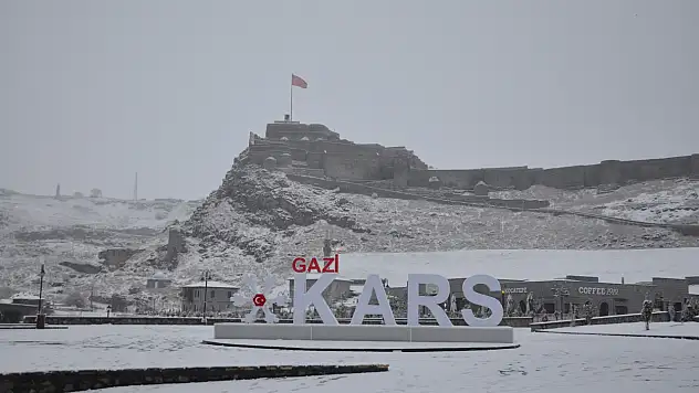 Kars Mart ayında beyaza büründü