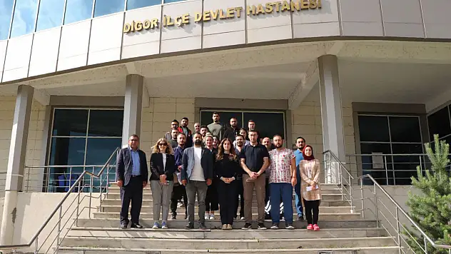 Kars Sağlık Müdürlüğü, Digor Hastanesi'nde iyileştirme ve projeler için ziyaret gerçekleştirdi