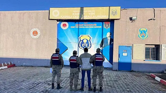 Kars'ta 5 yıl hapis cezası bulunan şahıs jandarma tarafından yakalandı