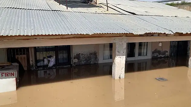 Kars'ta Aras Nehri taştı, evler ve iş yerleri sular altında kaldı