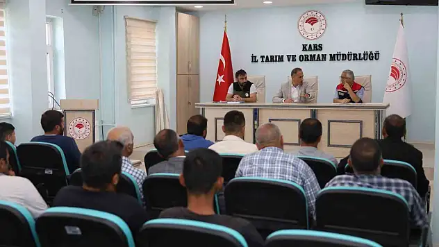 Kars'ta Çiftçilere Kırsal Kalkınma Hibe Destekleri Hakkında Bilgilendirme Toplantısı Yapıldı