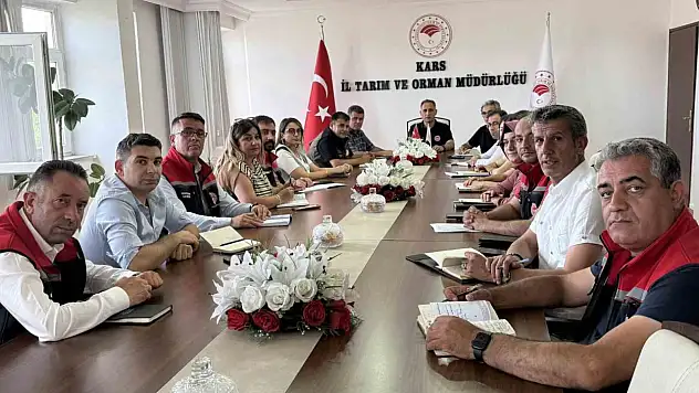 Kars'ta Hayvan Hastalıklarıyla Mücadele İçin Kritik Toplantı Gerçekleştirildi