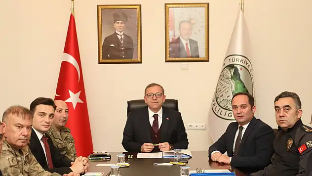 Kars'ta İl Güvenlik ve Asayiş Koordinasyon Toplantısı Yapıldı