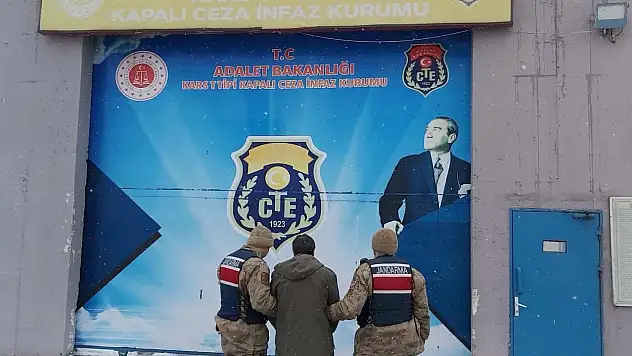Kars'ta kesinleşmiş cezası olan firari yakalandı