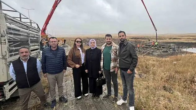 Kars TDİ Besi ve Süt OSB'de TKDK Destekli 100 başlık besi işletmesinin temelleri atıldı