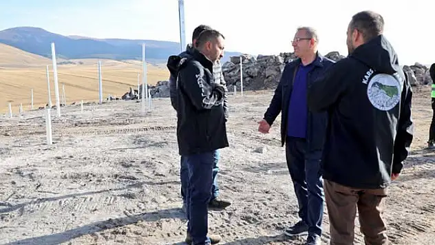 Kars Valisi Polat, Sarıkamış'taki önemli projeleri yerinde inceledi