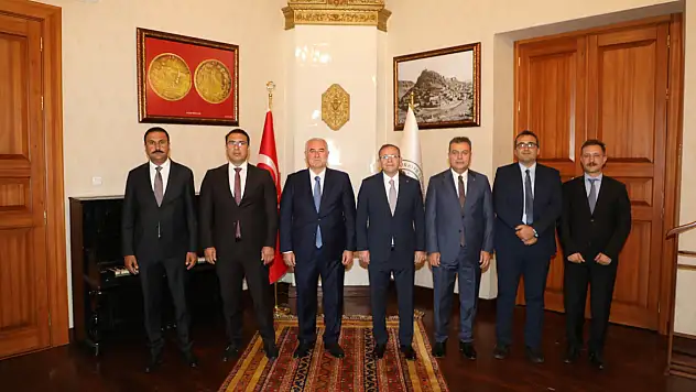 Kars Valisi Ziya Polat'a TBMM Kamu Başdenetçisi Mehmet Akarca'dan Ziyaret