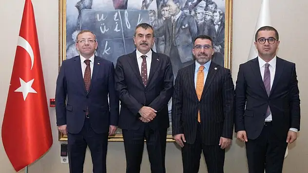 Kars Valisi Ziya Polat'tan Milli Eğitim Bakanı Yusuf Tekin'e Ziyaret