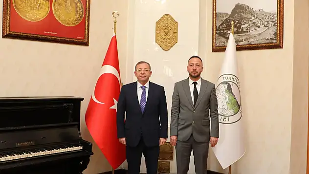 Kars Valisi Ziya Polat, Tarım Kredi Kooperatifleri Erzurum Bölge Müdürü'nü Kabul Etti