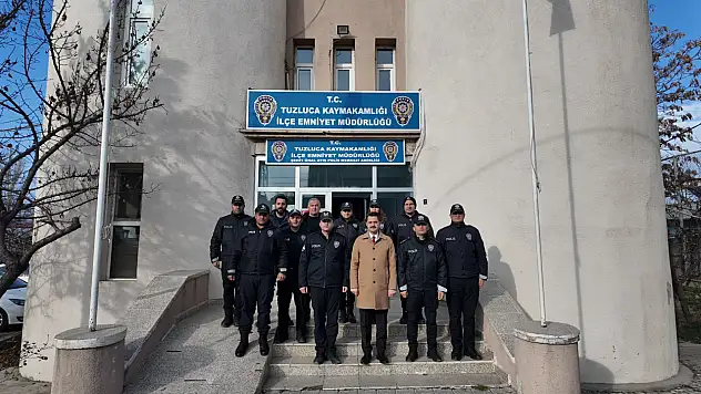 Kaymakam Abdüllatif Yılmaz'dan İlçe Emniyet Müdürlüğüne Denetim Ziyareti