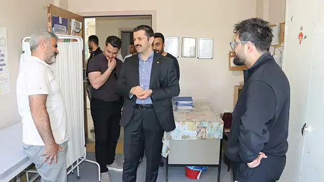 Kaymakam Coşkun Aile Sağlığı Merkezini ziyaret etti
