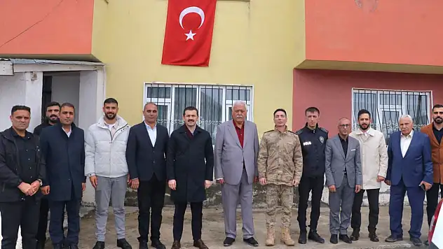 Kaymakam Coşkun'dan şehit ailelerine bayram ziyareti