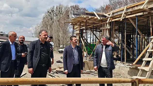 Kaymakam Coşkun yatırımları yerinde inceledi