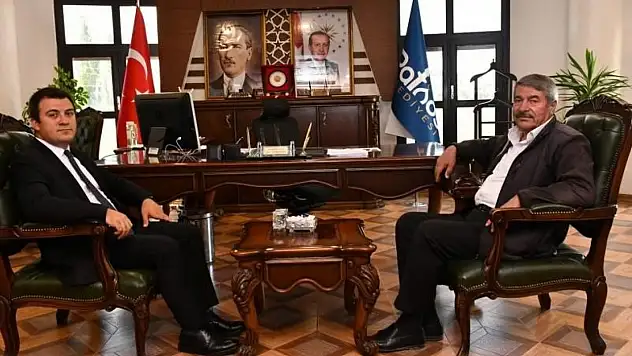 Kaymakam Dertlioğlu'ndan Başkan Taşkın'a anlamlı ziyaret