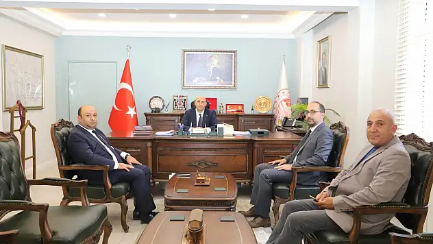 Kaymakam Ekinci'ye BİK ve İletişim Bölge müdürlerinden ziyaret