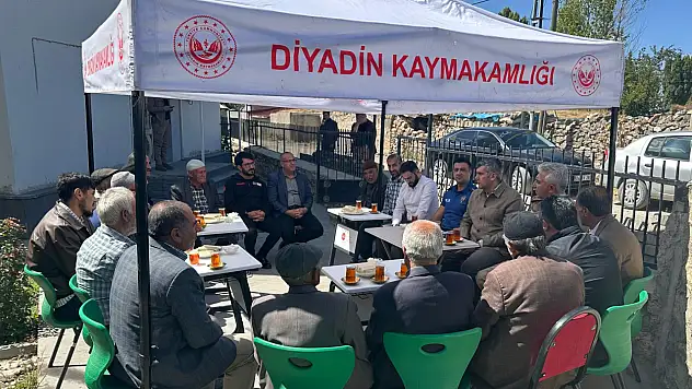 Kaymakam Korkusuz, Cuma Buluşmaları'nda vatandaşları dinledi