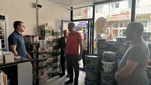 Kaymakam Korkusuz'dan Diyadin esnafına ziyaret