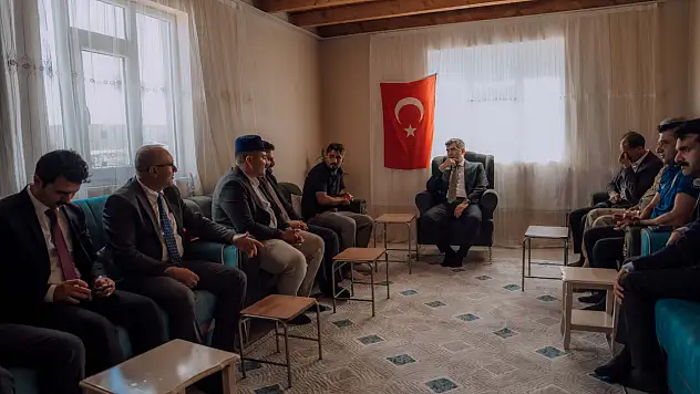 Kaymakam Korkusuz'dan Gazi Kenan Bakır'a anlamlı ziyaret