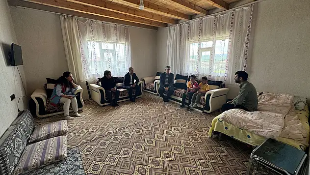 Kaymakam Korkusuz'dan Yaşar ailesine ziyaret