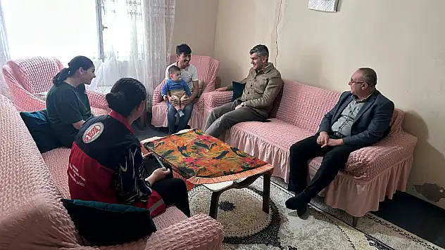 Kaymakam Korkusuz, Dörmüş ailesinin evine konuk oldu