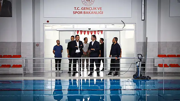 Kaymakam TÜRKMENOĞLU, Gençlik ve Spor İlçe Müdürlüğü'nde İlgili Görüşmelerde Bulundu