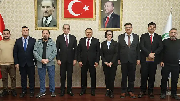 Keyvan Havacılık Yönetiminden Rektör Gürel'e Ziyaret