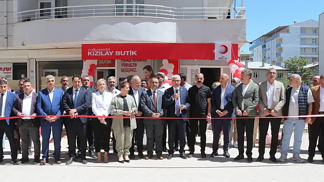 Kızılay'ın 204. butik mağazası Doğubayazıt'ta hizmete açıldı