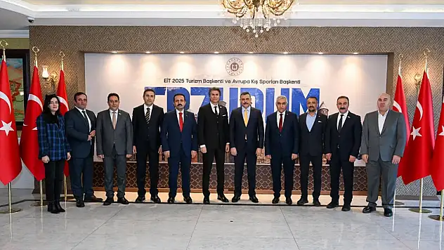 Körling Heyetinden Erzurum Valisi Mustafa Çiftçi'ye Ziyaret