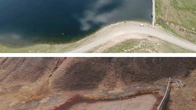 Kuraklık Antik Urartu Barajı'nı tamamen kuruttu, doğa güzelliği tehlikede