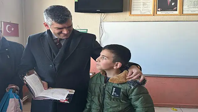 Kuşburnu Köyü'nde karne heyecanı