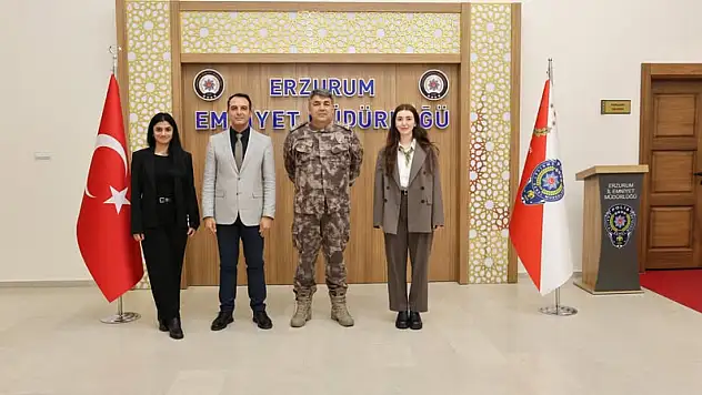 LÖSEV'den Erzurum İl Emniyet Müdürü Onur Karaburun'a Ziyaret