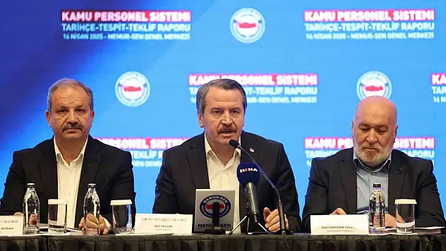 Memur-Sen 'Kamu Personel Sistemi Raporu' sonuçlarını kamuoyuyla paylaştı