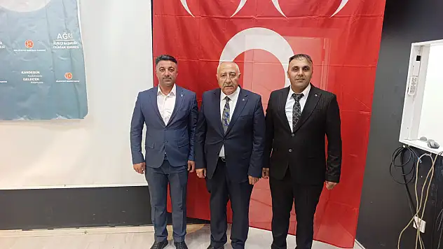 MHP Doğubayazıt İlçe Başkanlığına yeniden Ahmet Tan seçildi