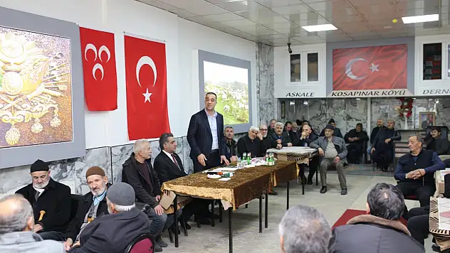 MHP Erzurum İl Başkanı Adem Yurdagül'den Koşapınar Köyü Derneği'ne Ziyaret