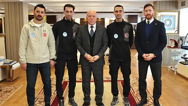 Milli Gururlar Erzurum Büyükşehir Belediyesi'nde Ağırlandı