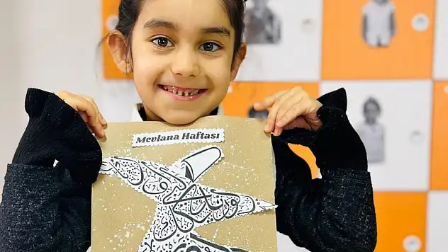 Minik öğrenciler Mevlana Haftası'na özel etkinlik düzenledi