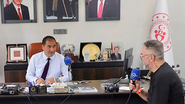 Müdür Çelebi TRT Erzurum Radyosu'nda Ağrı'nın spor vizyonunu anlattı