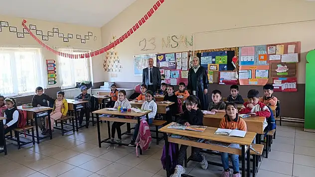 Müdür Kaya'dan köy okullarına ziyaret
