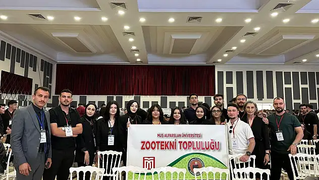 Muş Alparslan Üniversitesi, 18. Ulusal Zootekni Öğrenci Kongresi'nde Başarıyla Temsil Edildi
