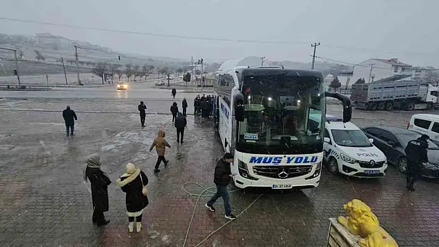 Muş-Bursa seferinde korku dolu dakikalar