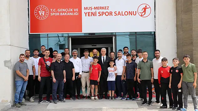 Muş Gençlik ve Spor İl Müdürlüğü'nden Yeni Spor Salonu'na Ziyaret