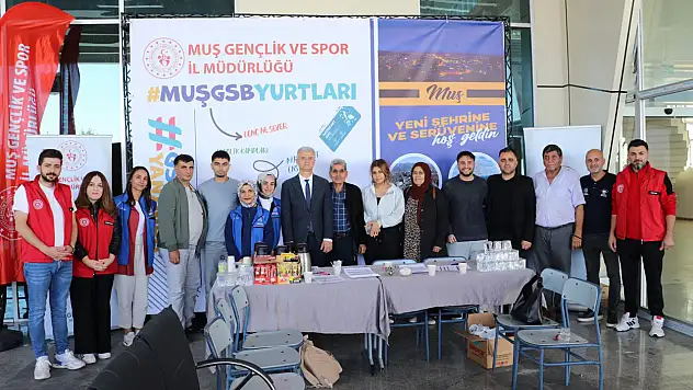 Muş Gençlik ve Spor İl Müdürlüğü, Yeni Üniversitelileri Otogarda Karşıladı