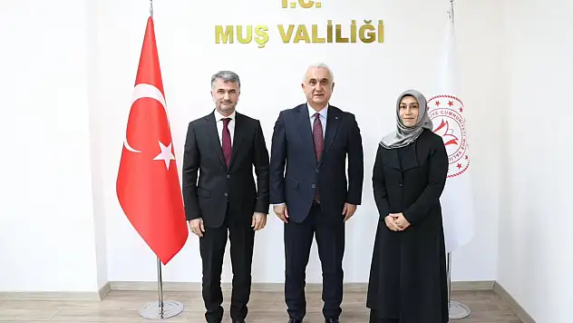 Muş İl Müftü Yardımcısı Sibel Gül Ülker'e Veda Ziyareti