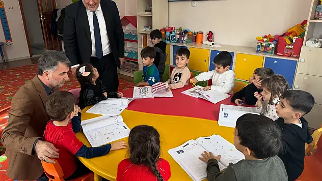 Muş İl Müftüsü İbrahim Yavuz, Zafer 4-6 Yaş Kur'an Kursunda İncelemelerde Bulundu