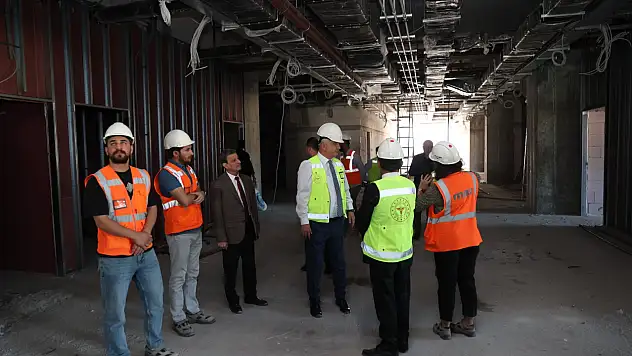 Muş Merkez 500 Yataklı Devlet Hastanesi İnşaatında Sona Doğru