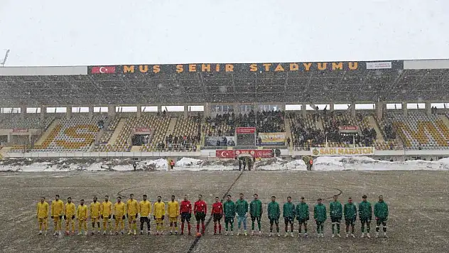 Muş Spor sahasında üç puanı kaptı